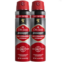 Old Spice desodorante spray seco invisible, envase compacto para uso diario.