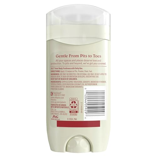 Old Spice desodorante total cuerpo para piel sensible y zonas variadas.