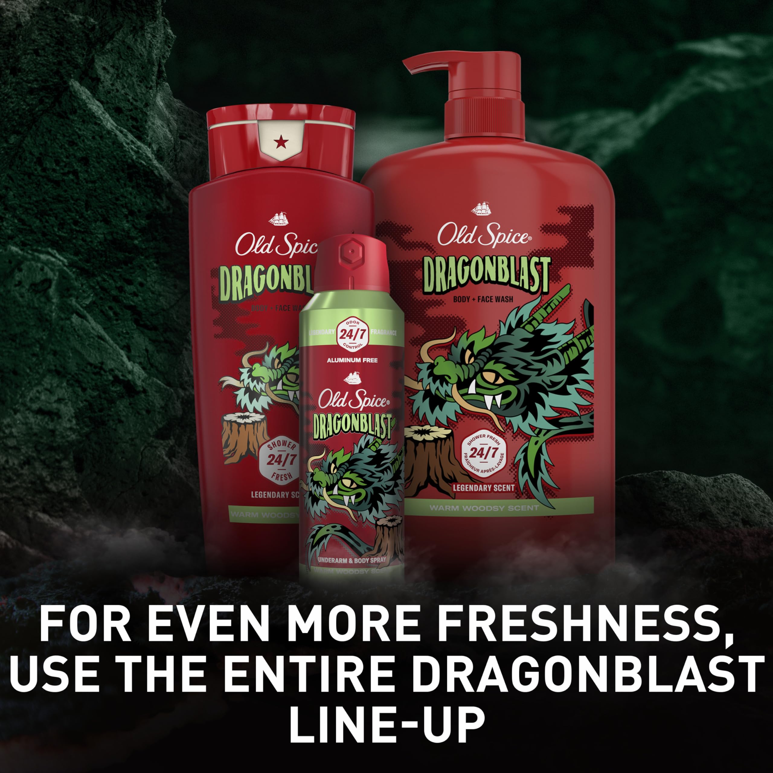 Foamy Dragonblast lather signaling thorough cleaning and comfortable skin feel