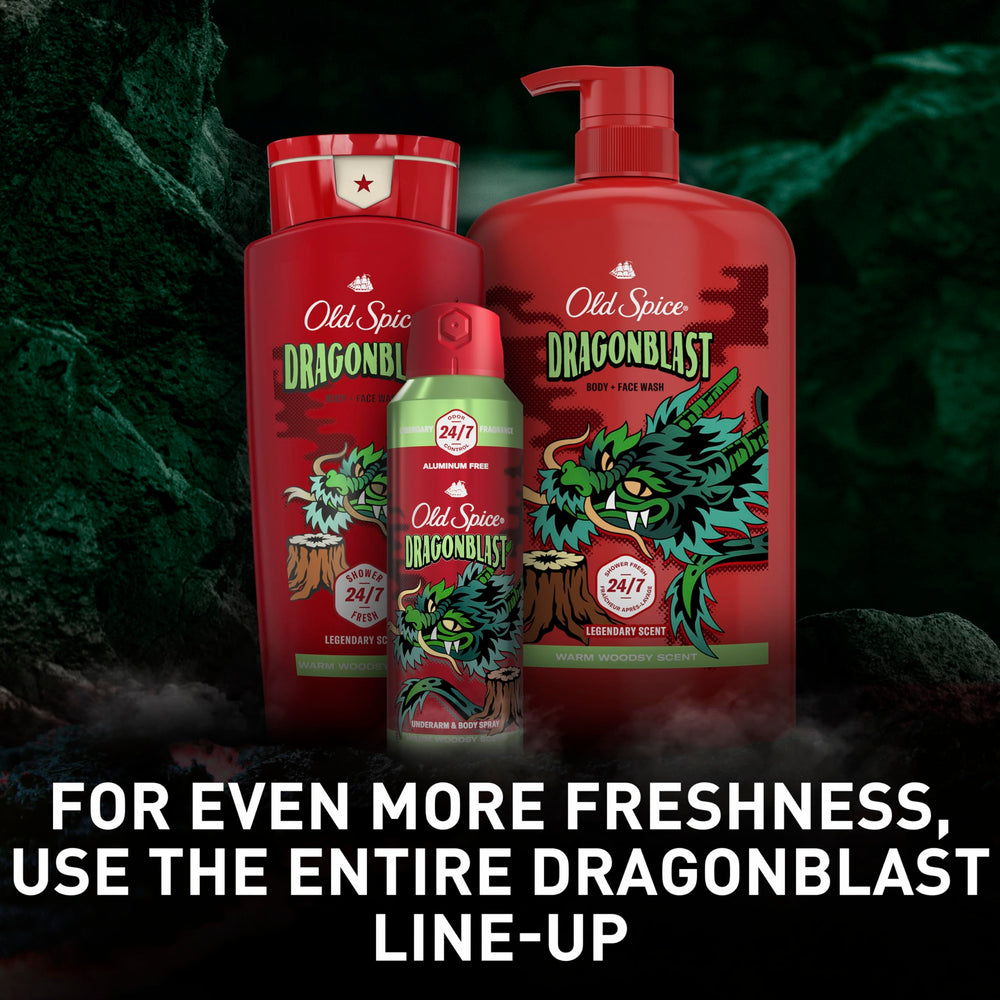 Foamy Dragonblast lather signaling thorough cleaning and comfortable skin feel