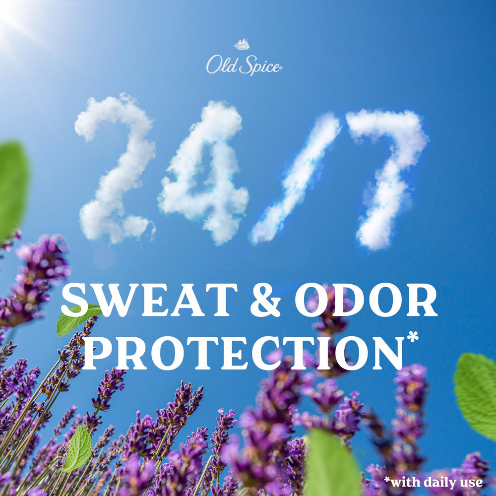 Swatch reveal of wilderness lavender and spring water fragrance for a refreshing aroma.
