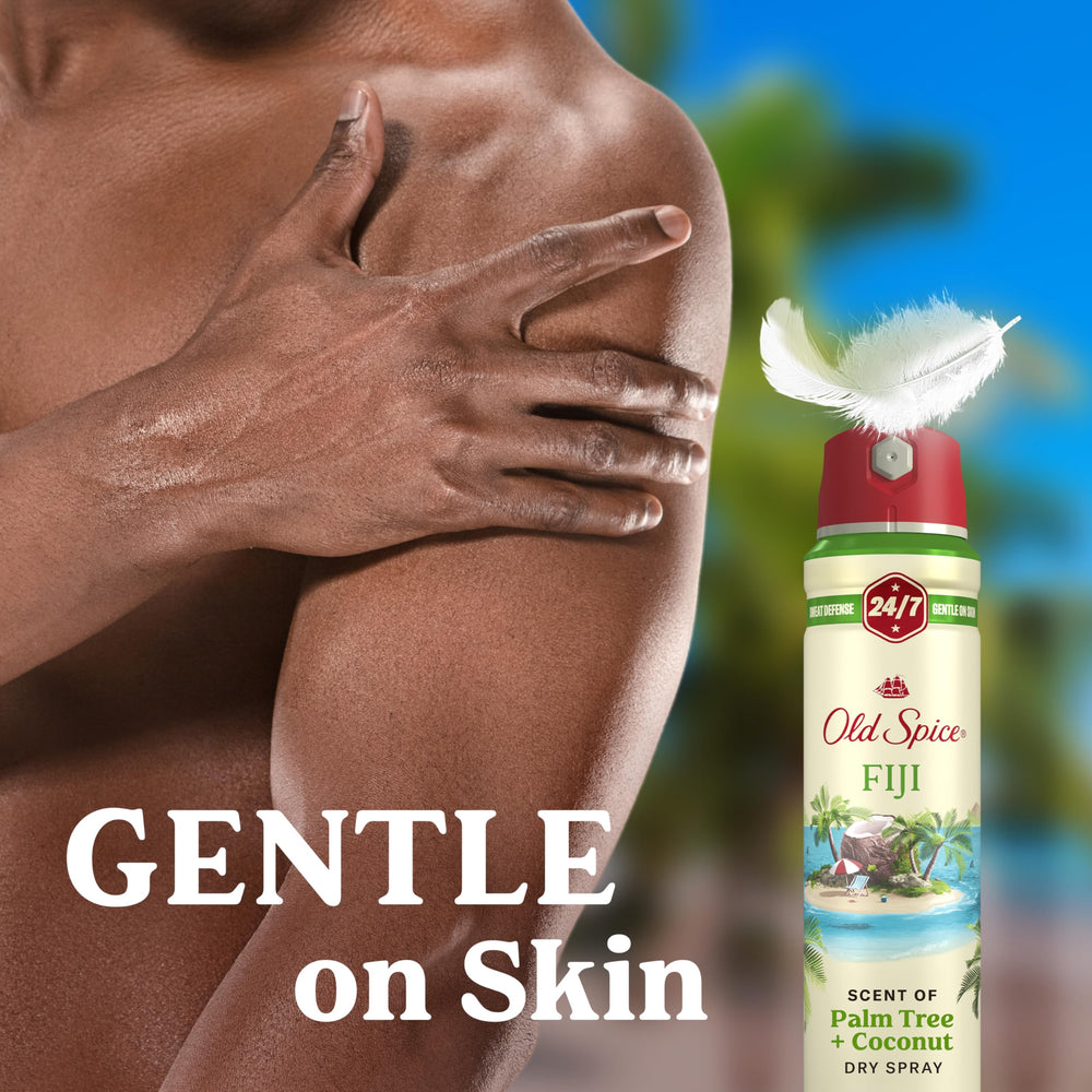 Frescura 24/7 con Old Spice Fiji, protección continua de la piel.