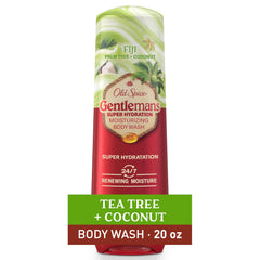 Old Spice Ducha Corporal: botella visible que sugiere hidratación durante la ducha.