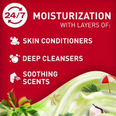 Etiqueta frontal de Old Spice, destacando el diseño y la marca.