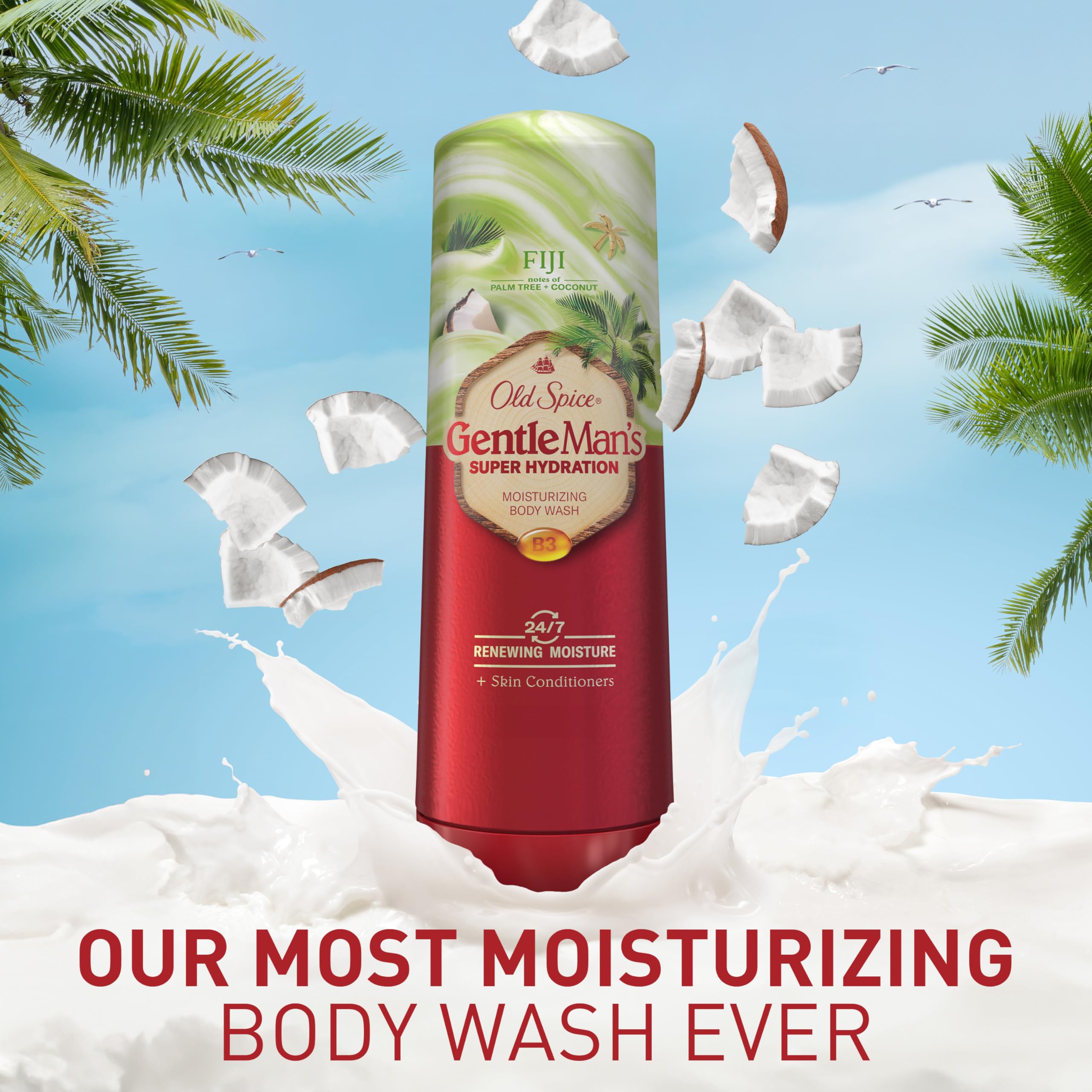 Textura suave de la espuma de Old Spice para una experiencia confortable.