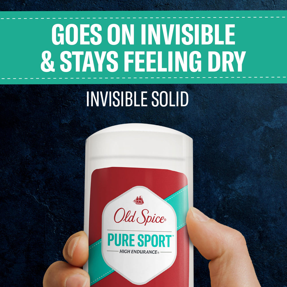 Desodorante Old Spice sin manchas visibles en la ropa gracias a su fórmula.