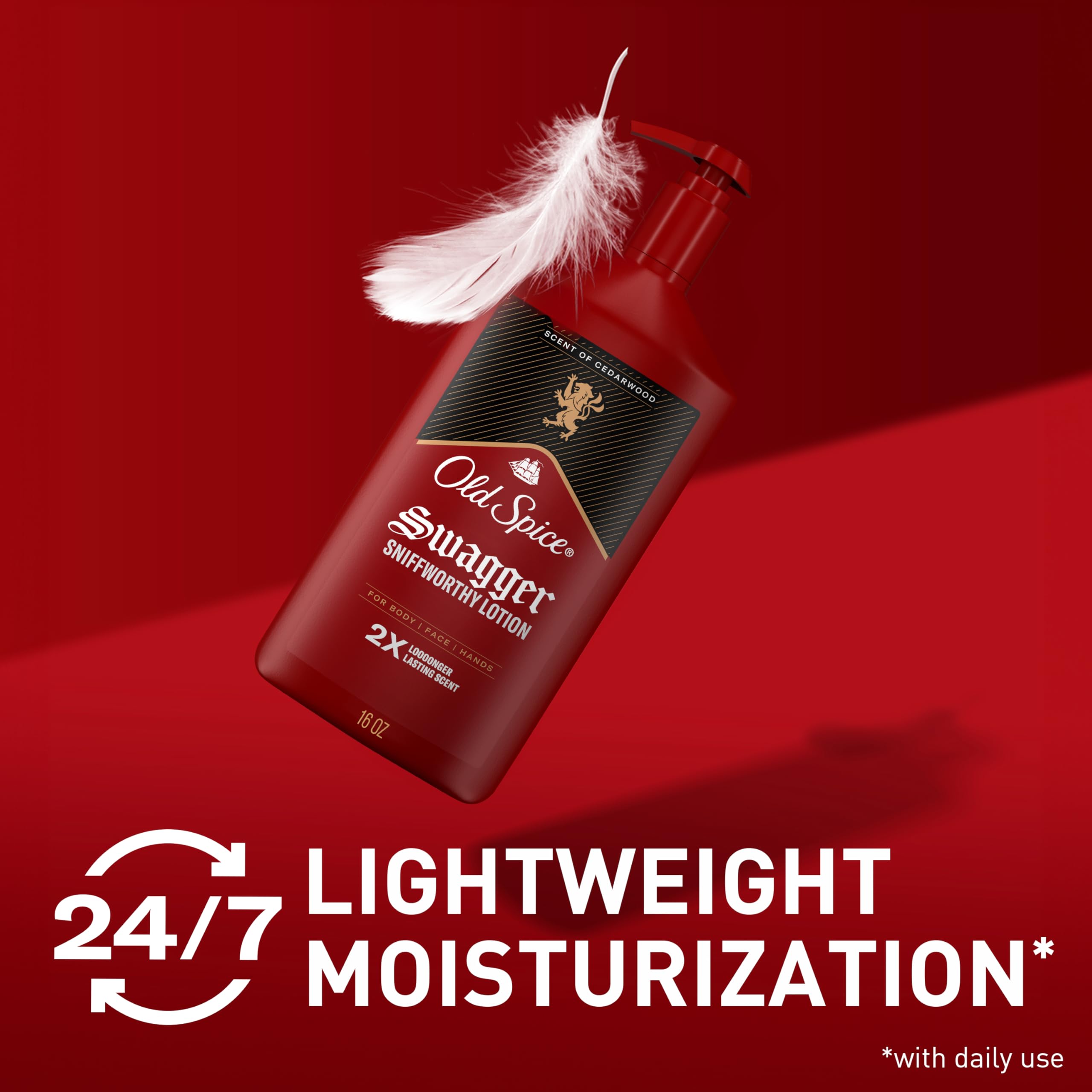 Old Spice fast-absorbing texture close-up with no greasy residue