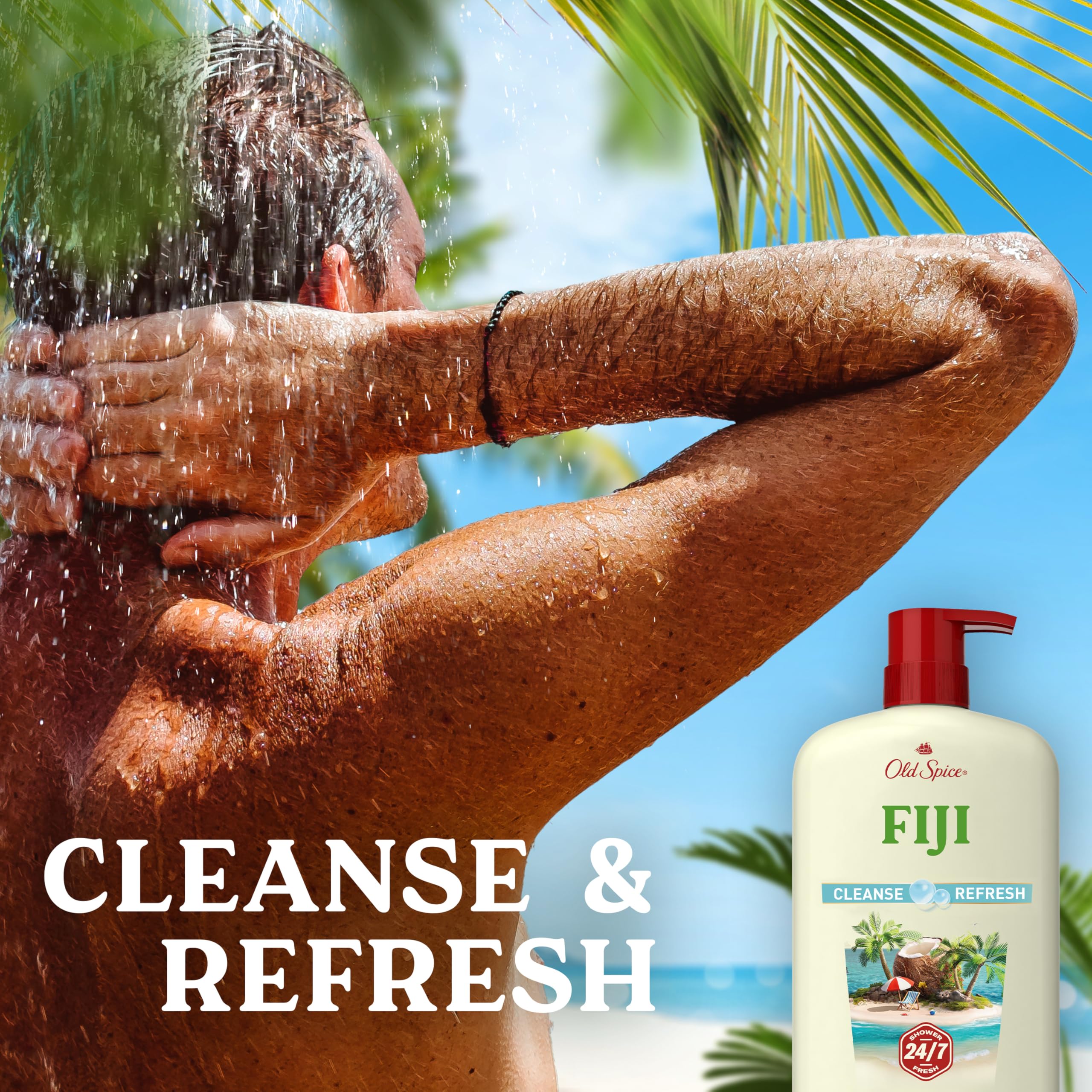 Old Spice Fiji fragrance coconut lavender evokes tropical scent