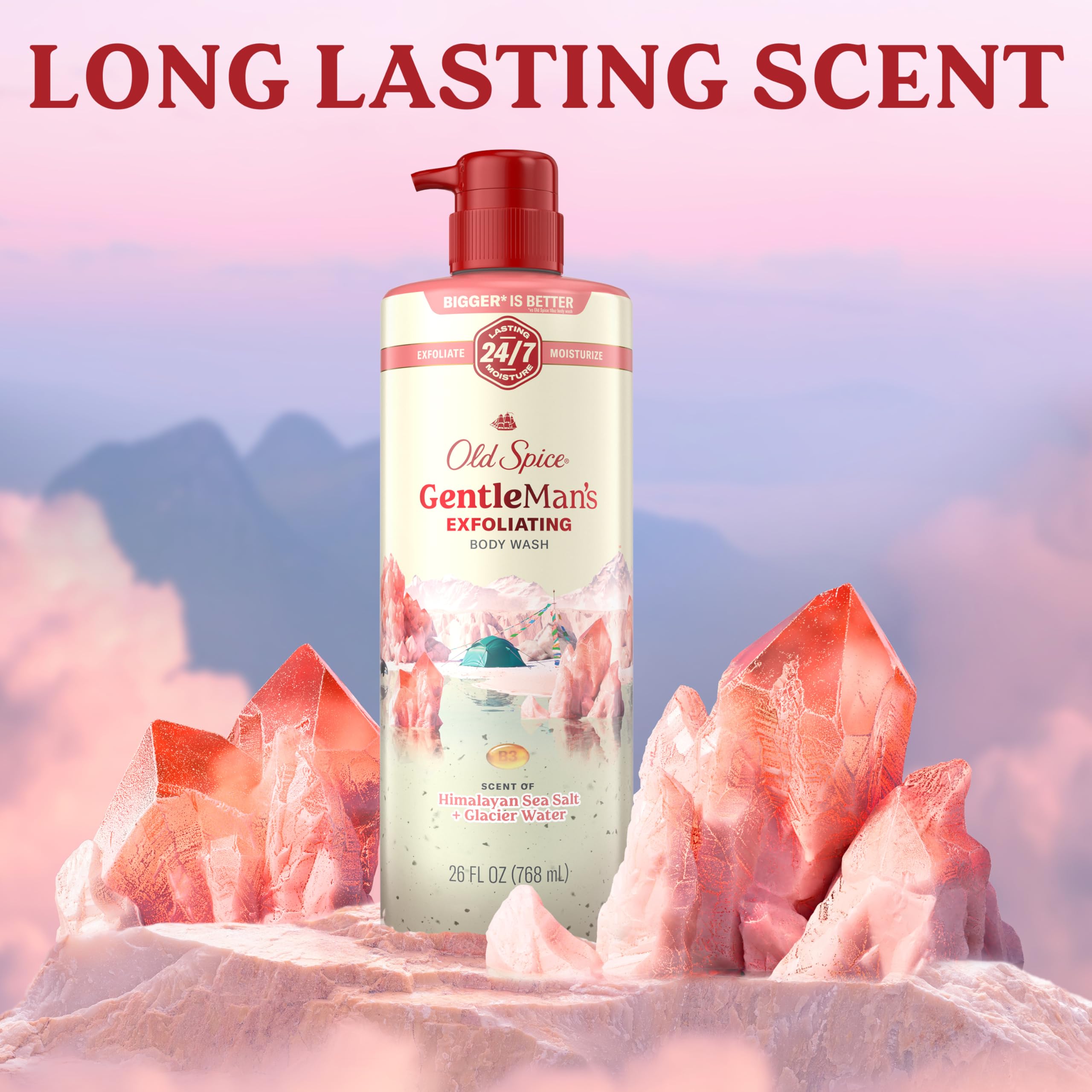 Old Spice fragancia de larga duración para uso diario.