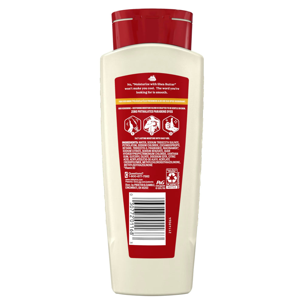 Berry, plum and amber notes hint at Old Spice fragrance profile