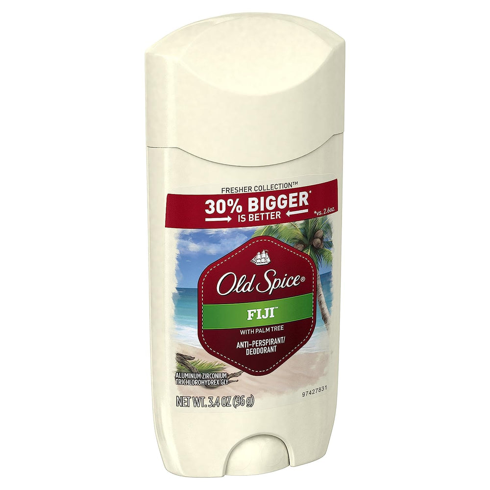 Close view of the deodorant stick surface ready for use.