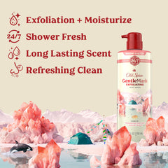 Old Spice GentleMan exfoliante e hidratante, ducha diaria con aroma fresco.