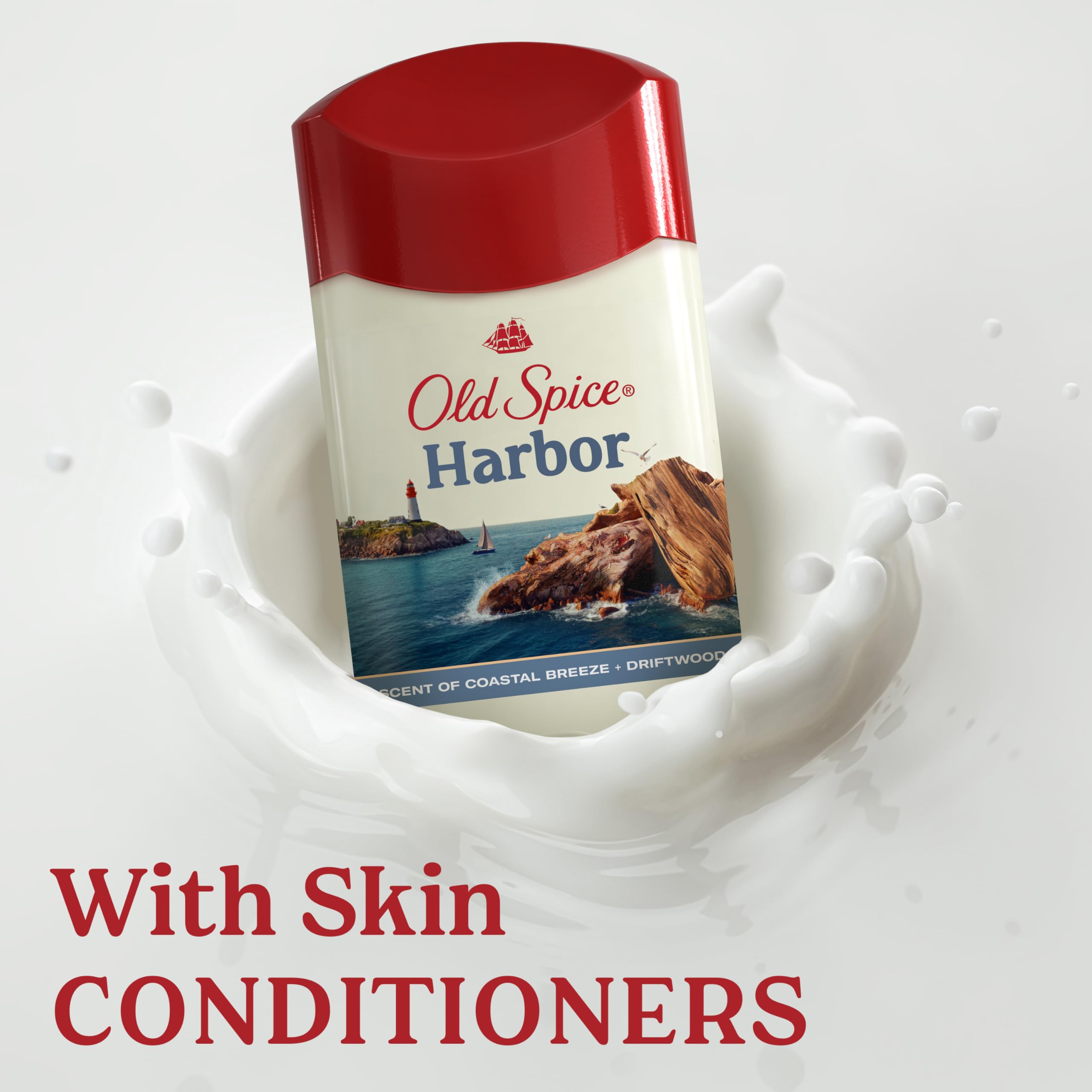 Old Spice Harbor Scent close-up of texture and smooth glide.