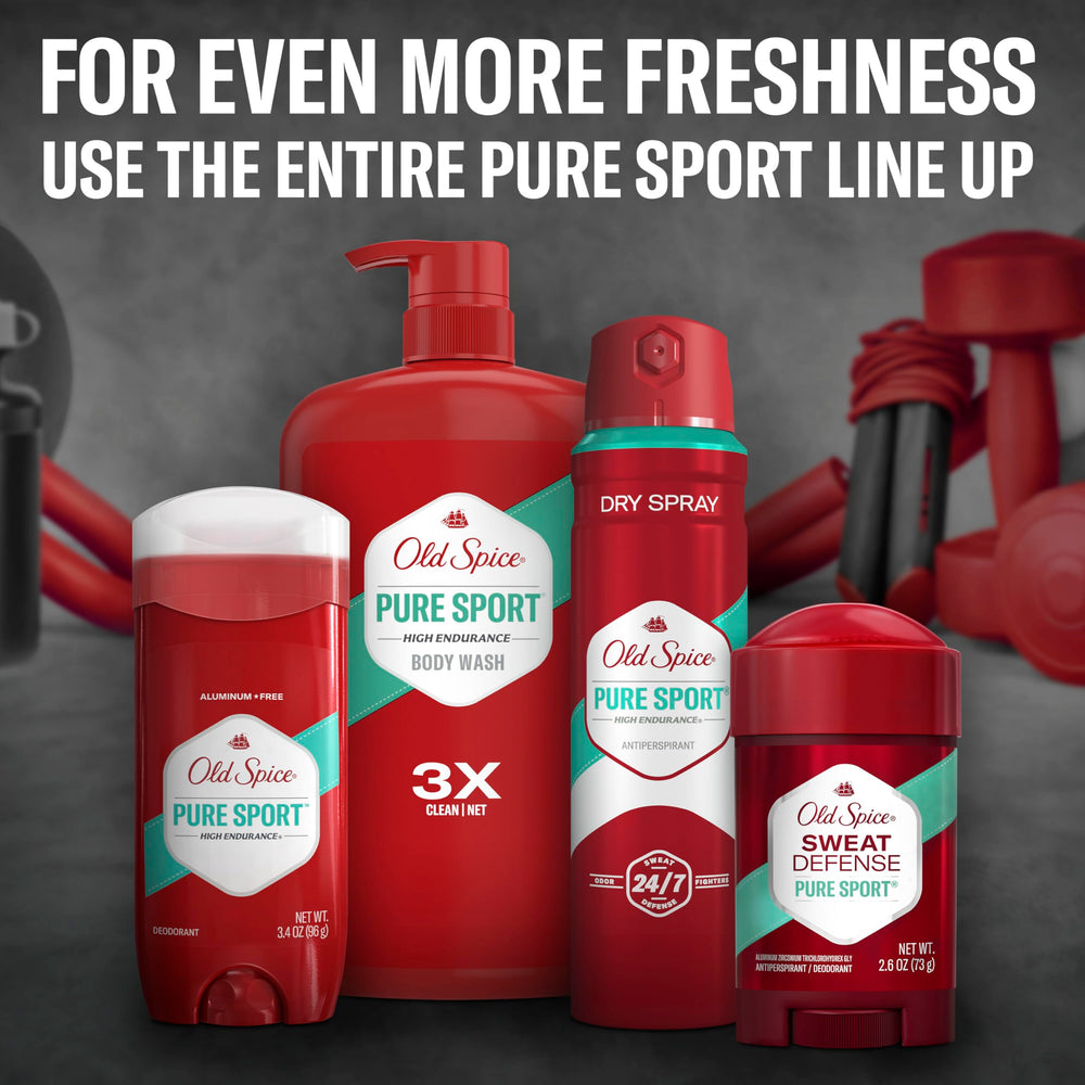 Old Spice High Endurance bottle front view highlights sturdy packaging.