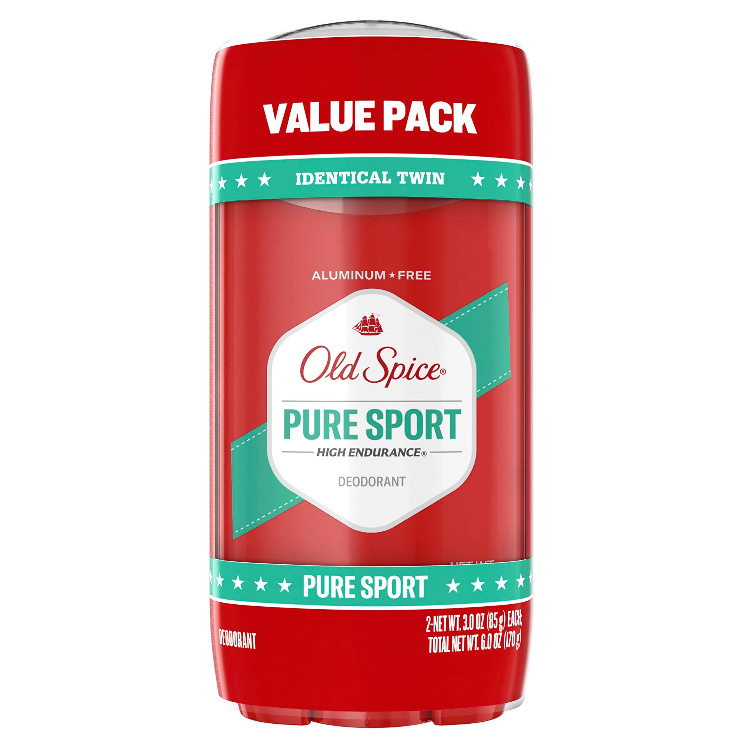 Old Spice High Endurance deodorant stick applied for daily freshness.