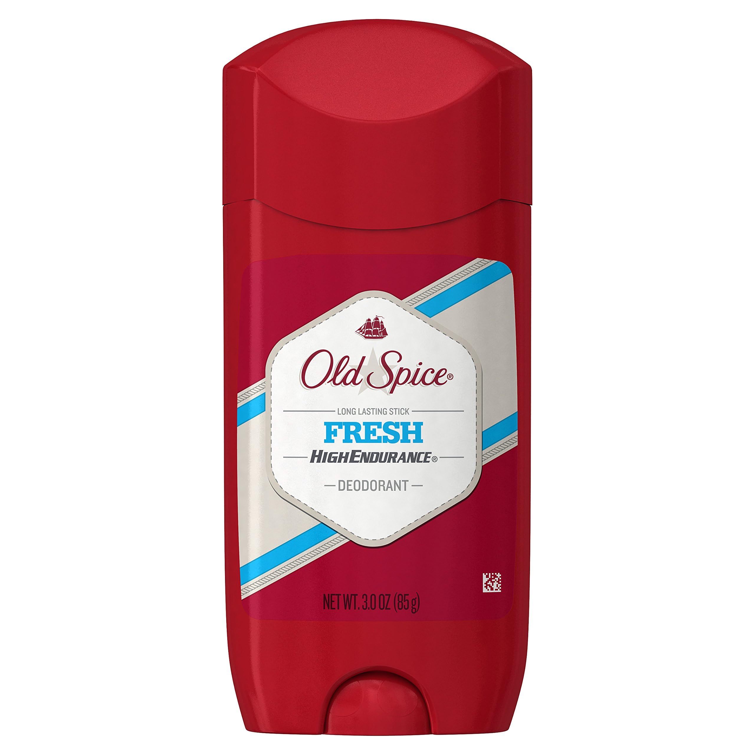 Old Spice High Endurance Fresh desodorante en barra, empaque del producto.