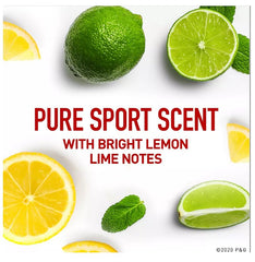 Close-up of the stick applicator from Old Spice High Endurance Pure Sport for smooth protection.