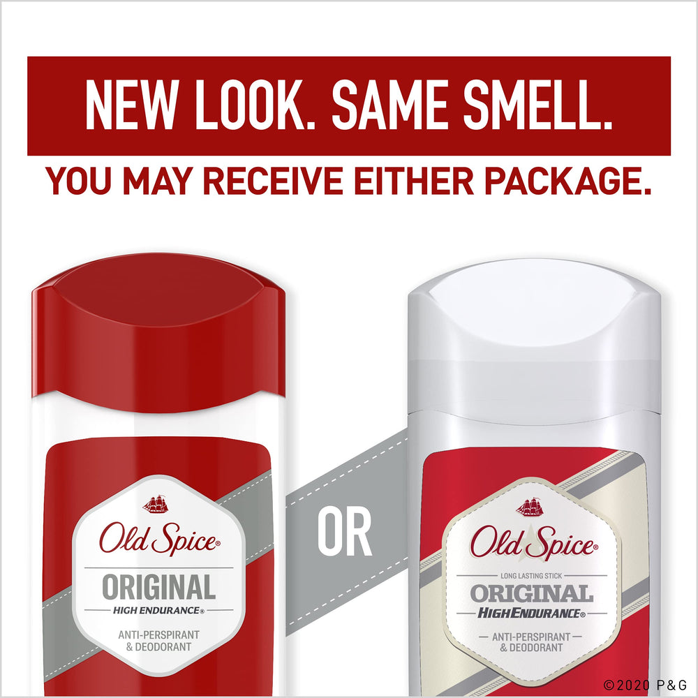 Old Spice High Endurance store display for easy product selection.