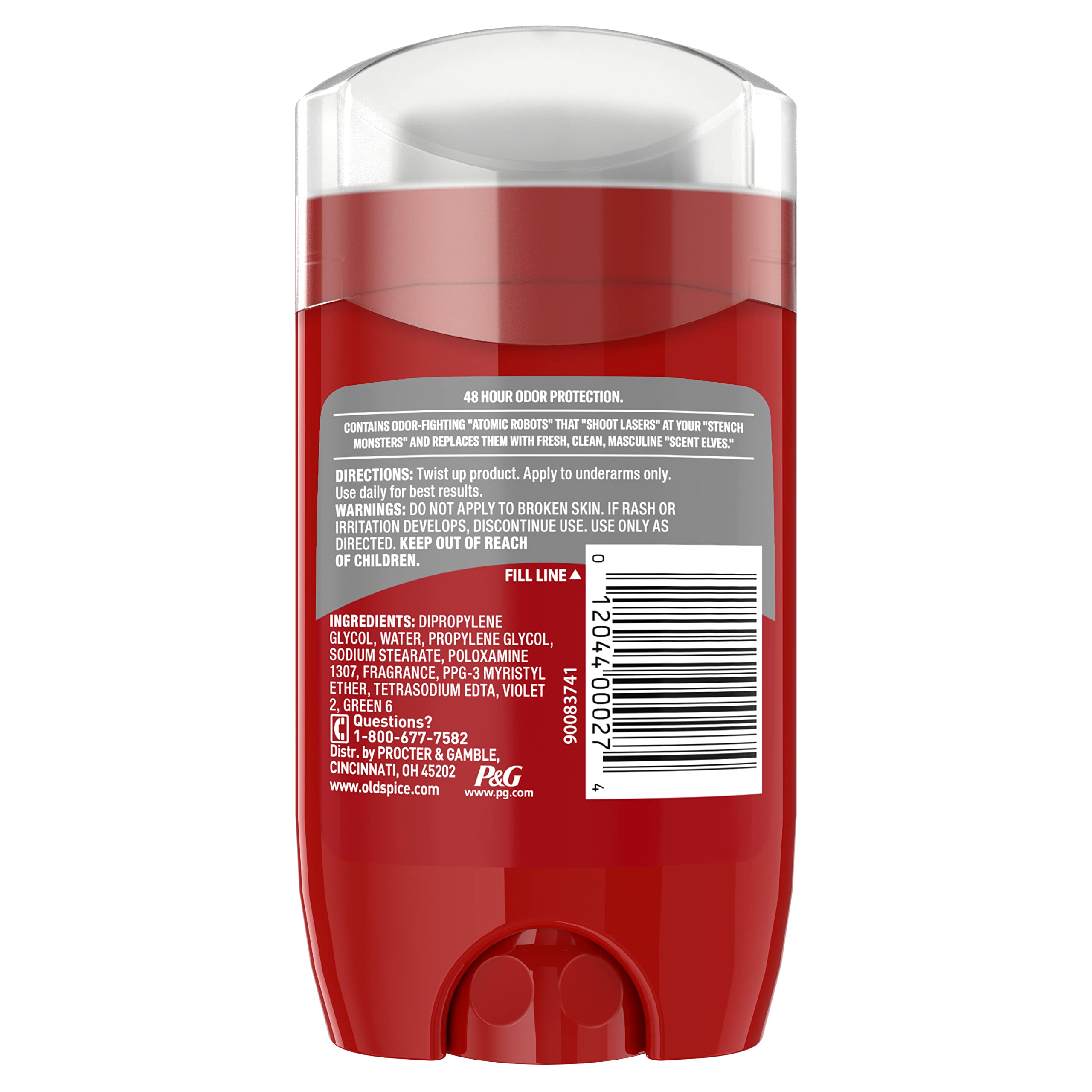 Old Spice High Endurance underarm use for confident daily wear.