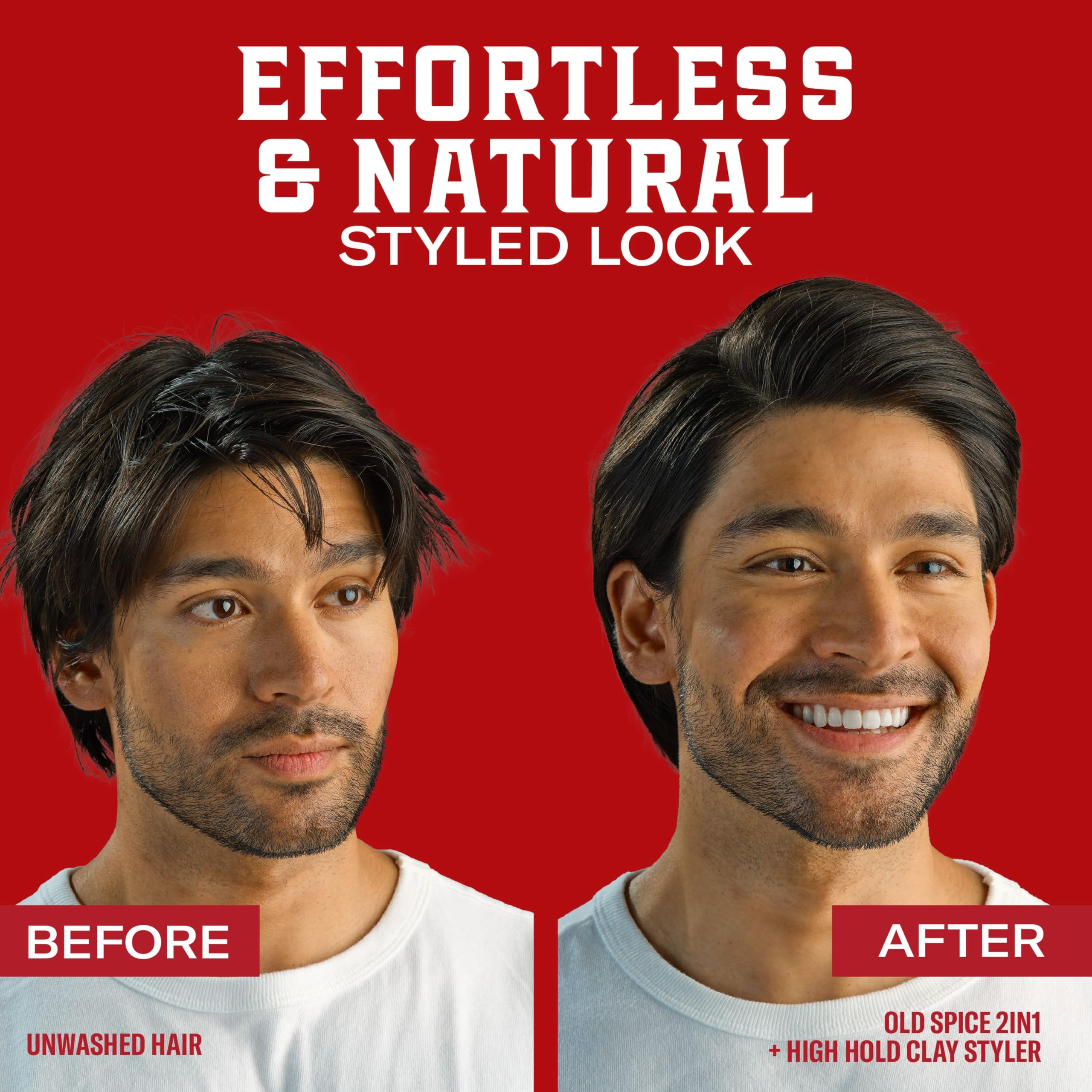 Sin crujido gracias a Old Spice High Hold Clay.