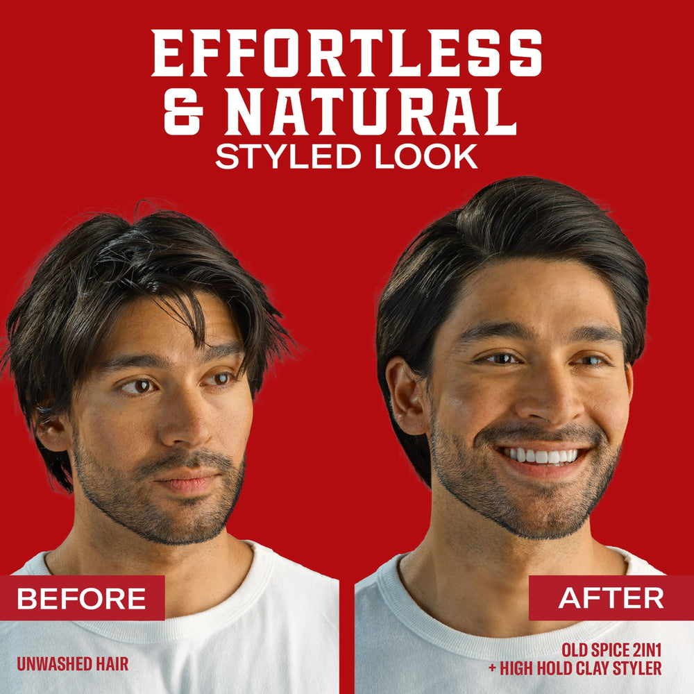 Sin crujido gracias a Old Spice High Hold Clay.
