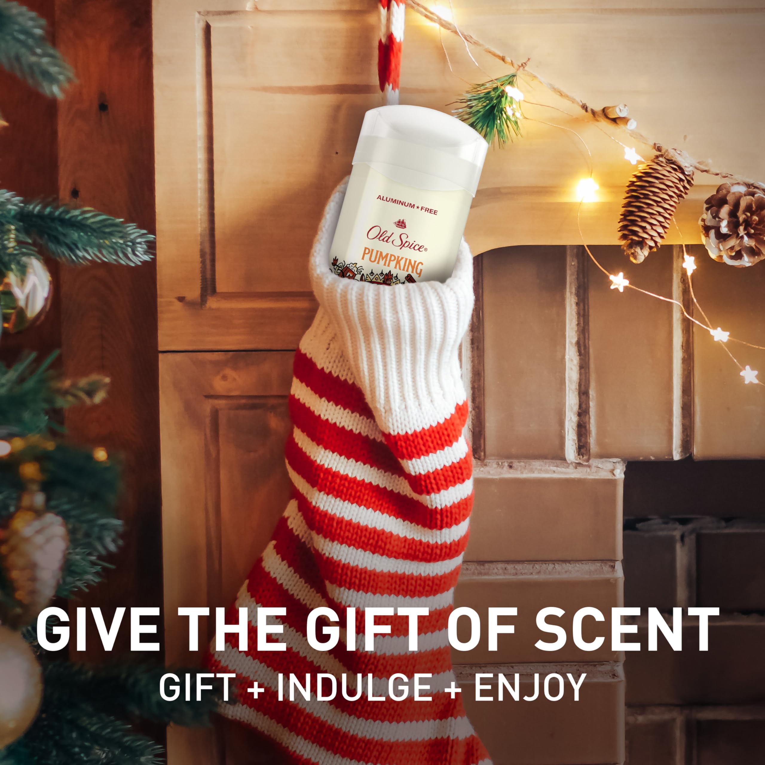 Old Spice Holidude Jacked Frost deodorant for minty freshness all season