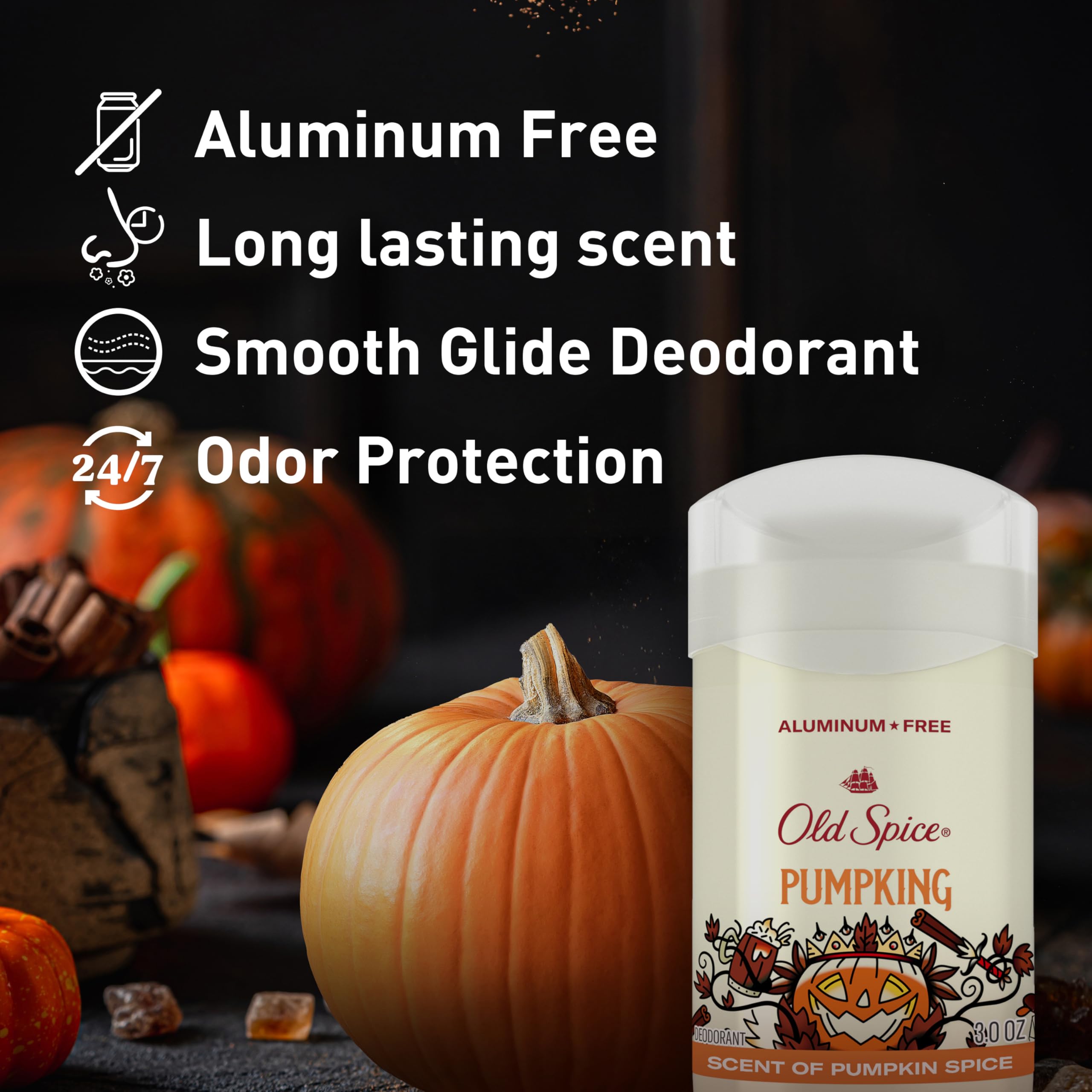 Old Spice Holidude LumberSnack deodorant with bold scent and all-day odor protection