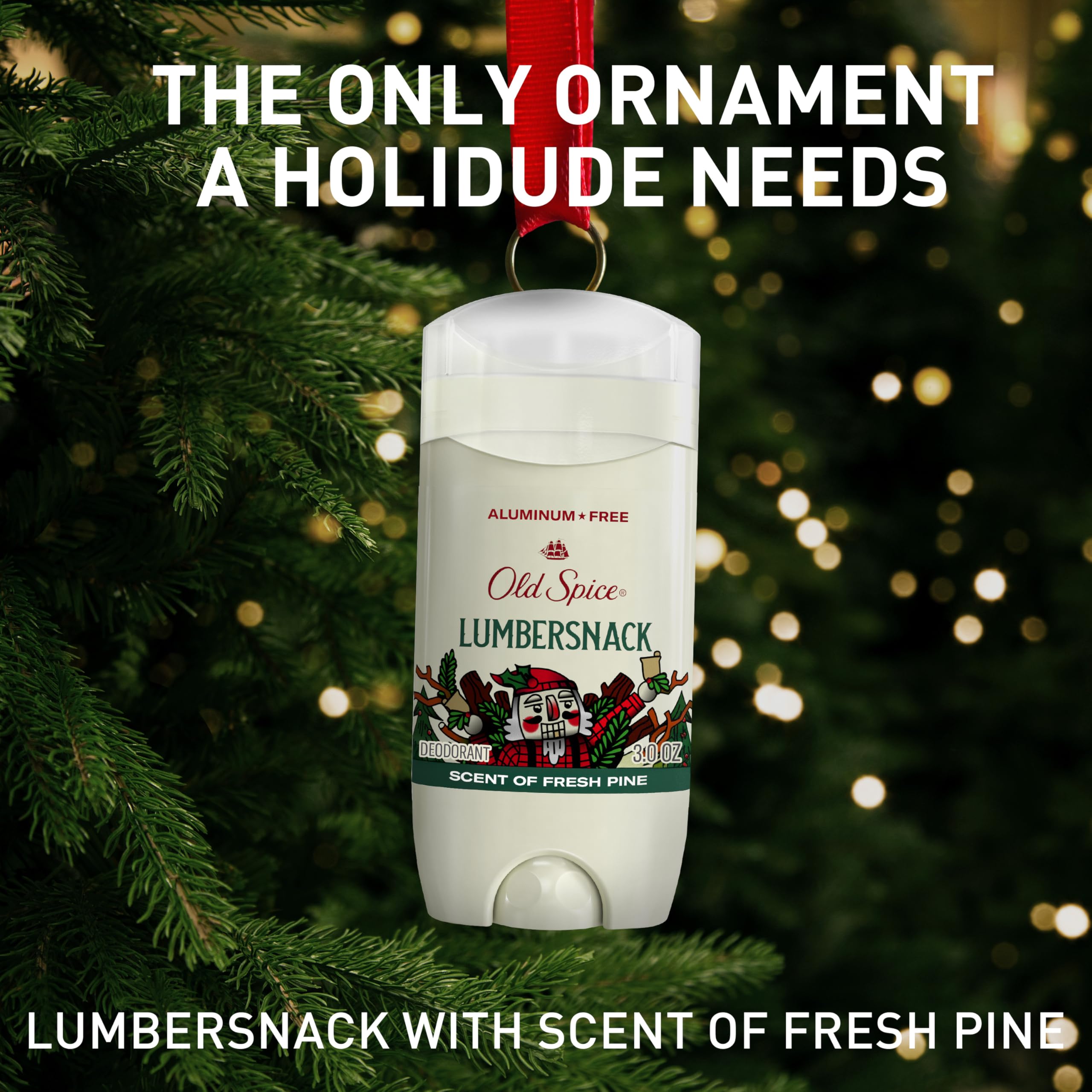 Old Spice Holidude Sugar Cookie scent bottle for festive sweetness.