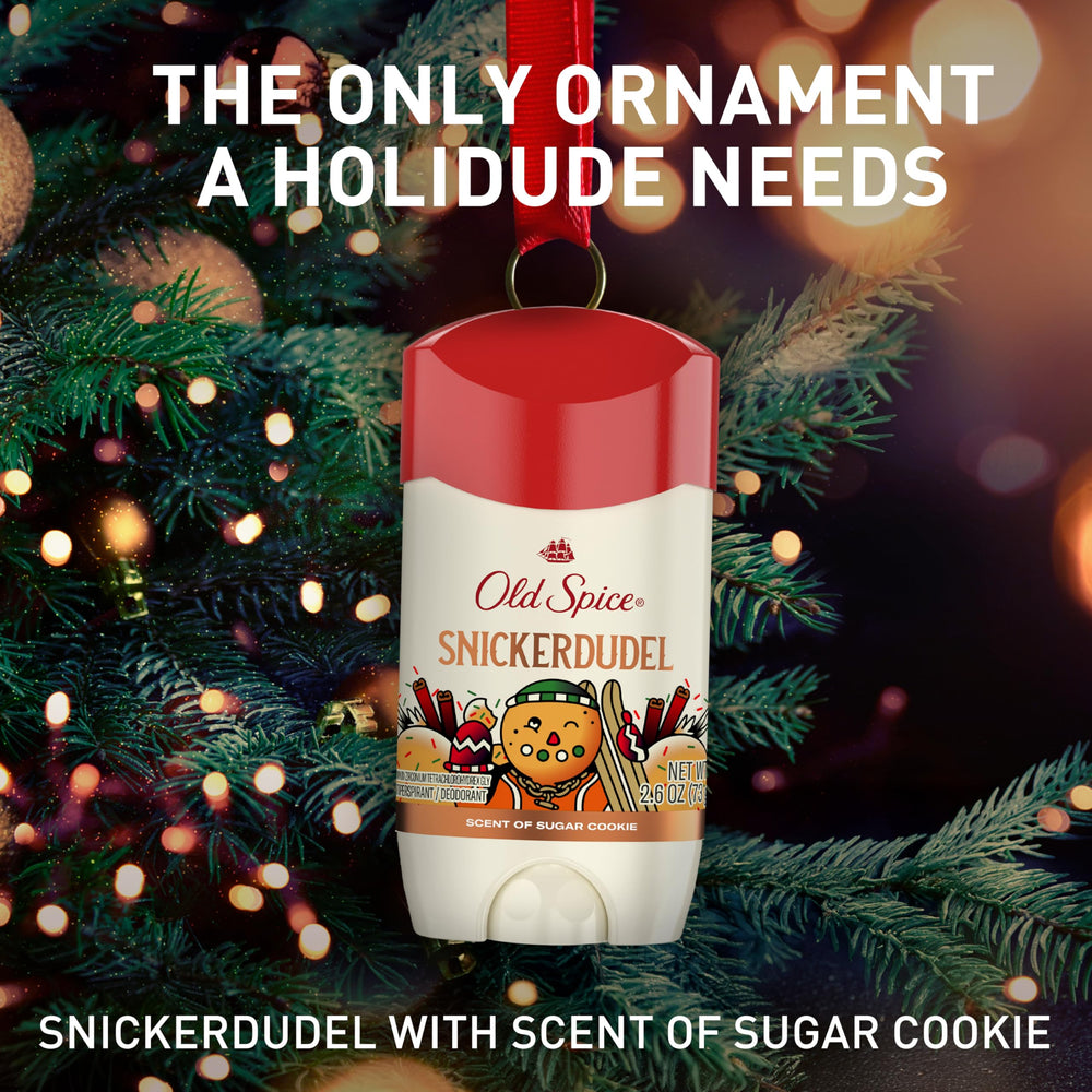 Old Spice Sugar Cookie gift box display suggests stocking stuffers.