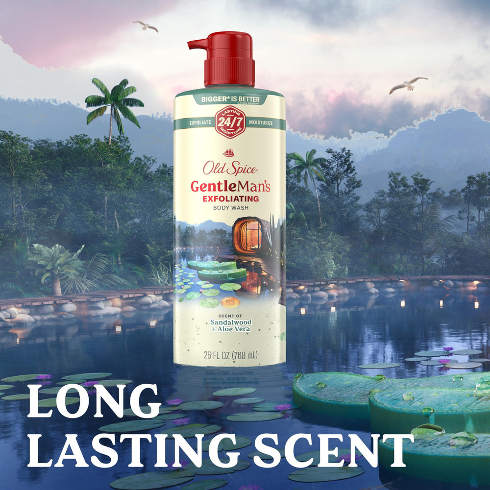 Old Spice lavado diario sin colorantes para piel limpia y fresca