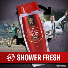 Old Spice Hydro Wash hydration boost for moisturized skin after shower