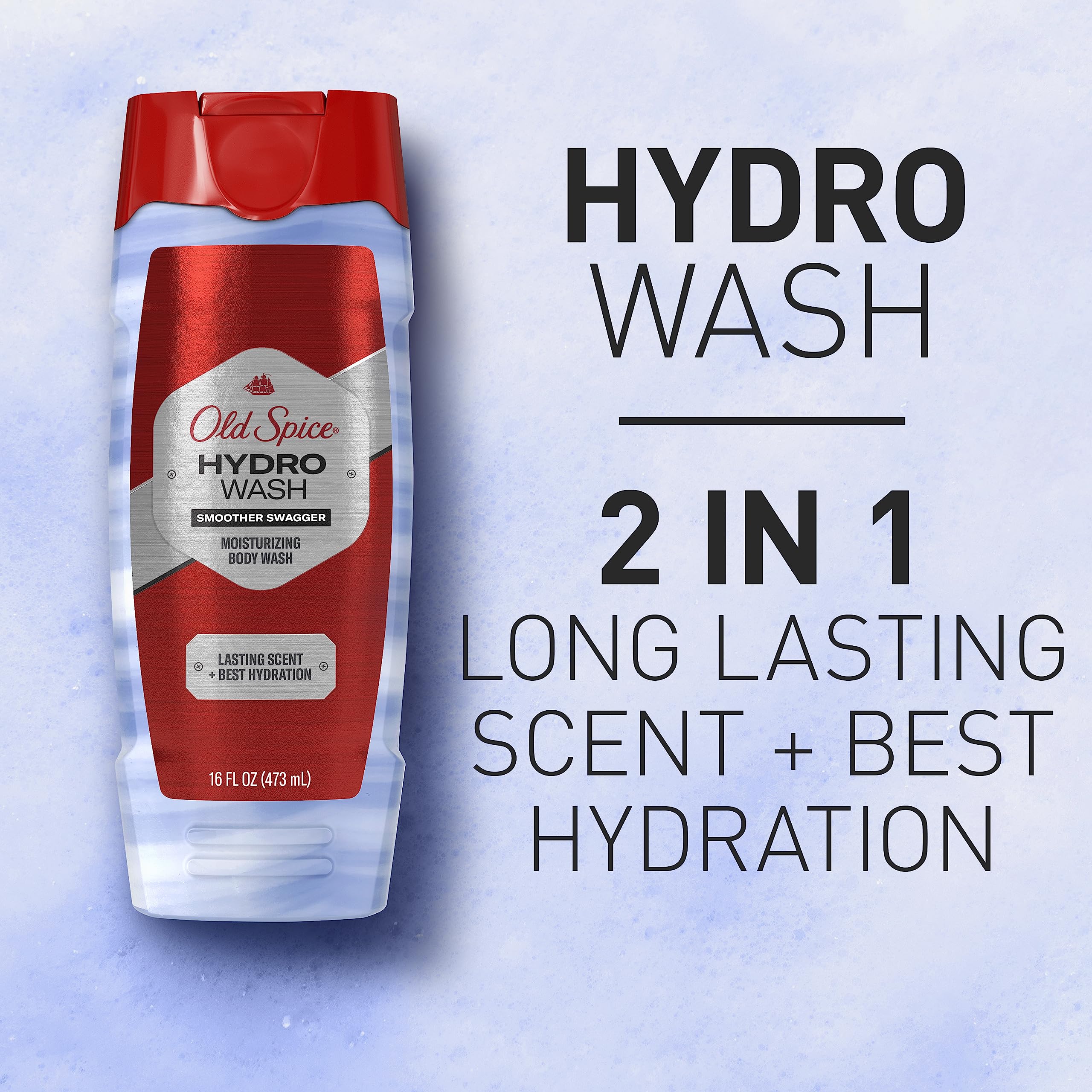 Old Spice Hydro Wash: limpieza profunda para entrenamientos intensos.