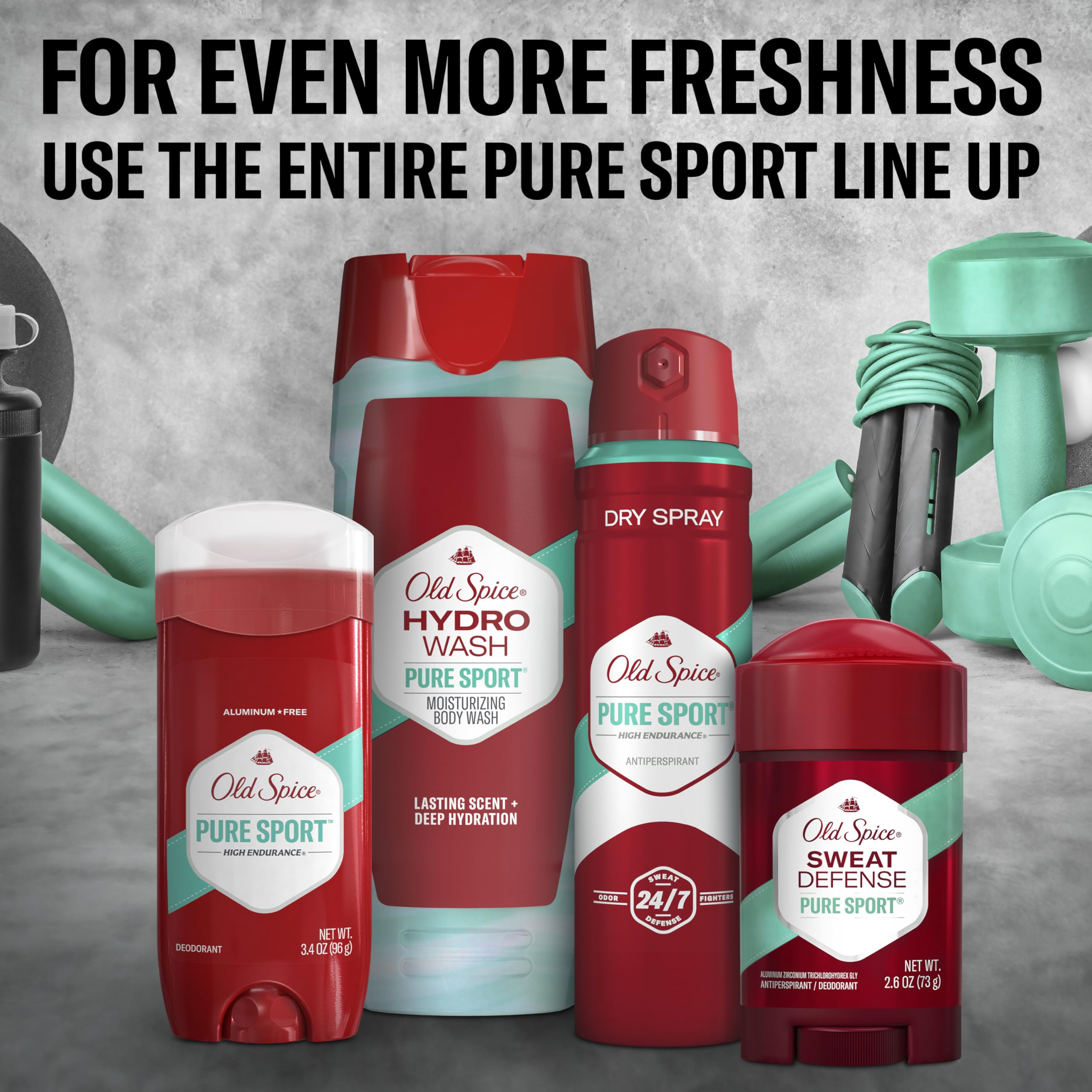 Old Spice Hydro Wash bottle in shower setting for daily freshness.