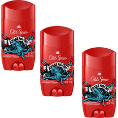 Desodorante Old Spice Krakengard en botella, fragancia intensa para uso diario.