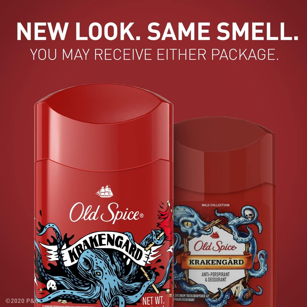 Old Spice Krakengard bottle cap detail showcases premium design with reliable protection.
