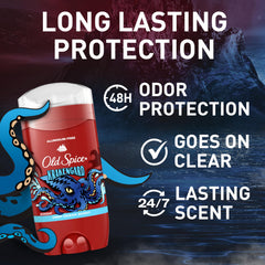 Three-pack Krakengard deodorants shown for value and convenience.