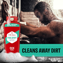 Old Spice lavado cara cuerpo, limpieza eficiente y sensación fresca