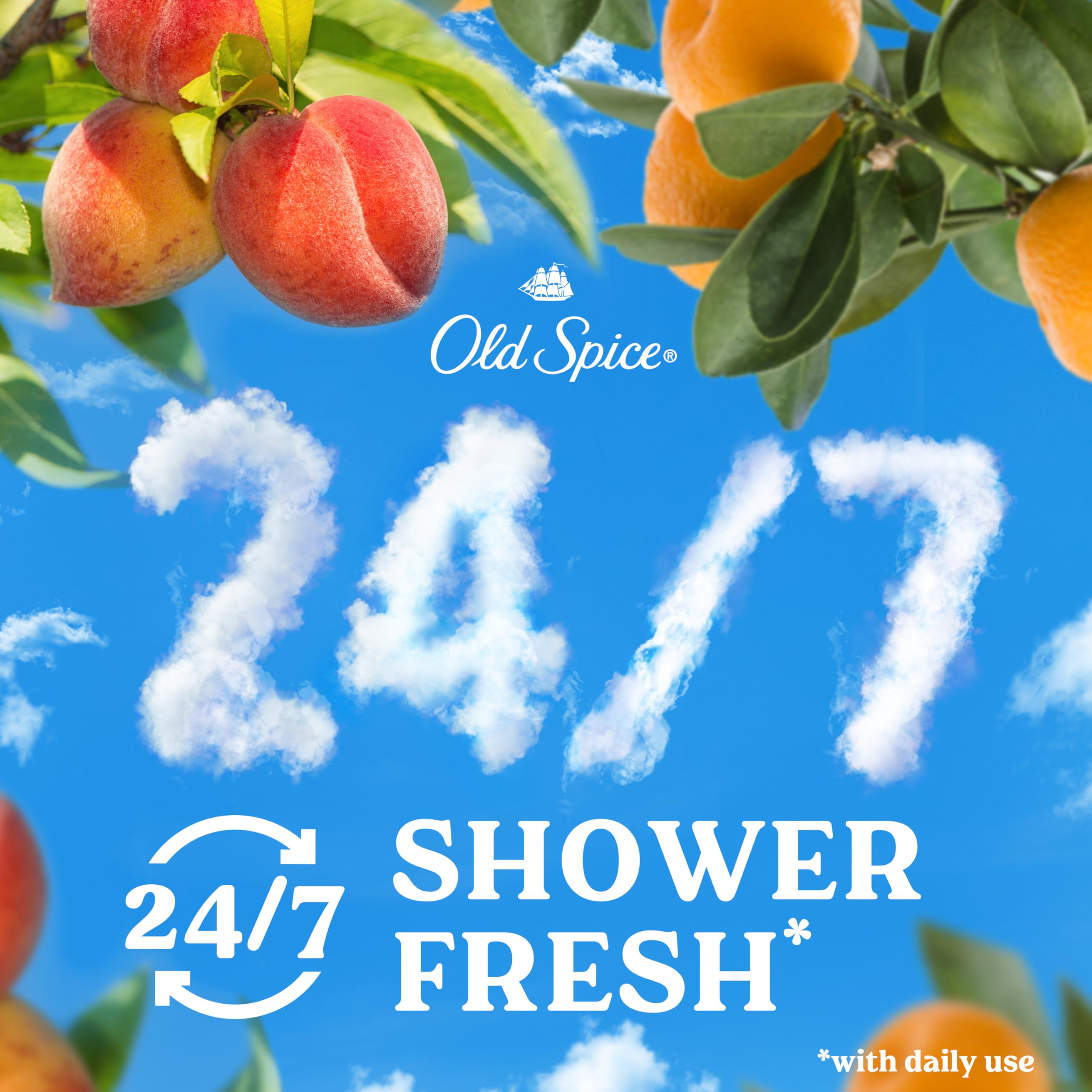 Old Spice limpieza efectiva elimina suciedad y olores todo el día