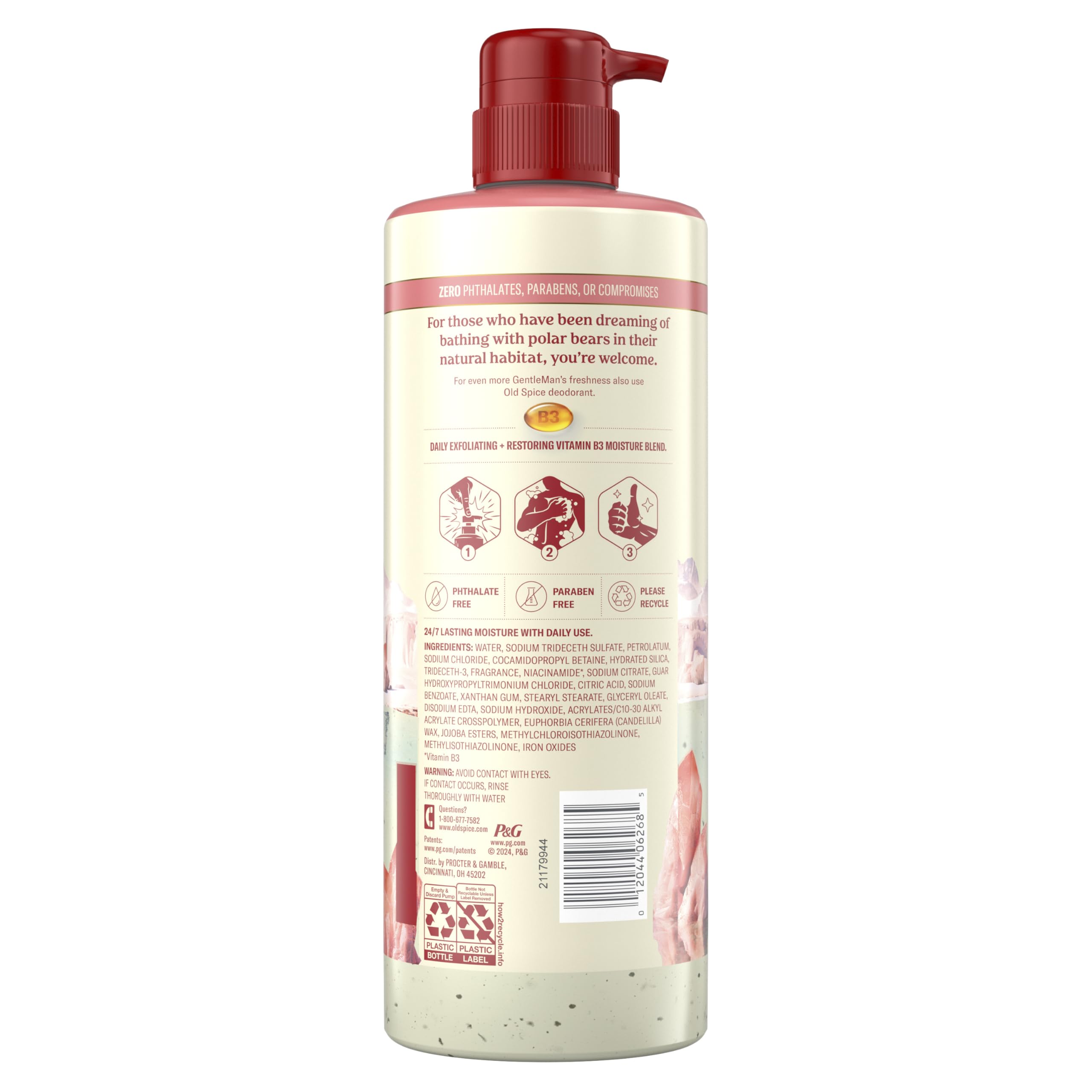 Old Spice limpieza profunda para ritual diario de cuidado personal.