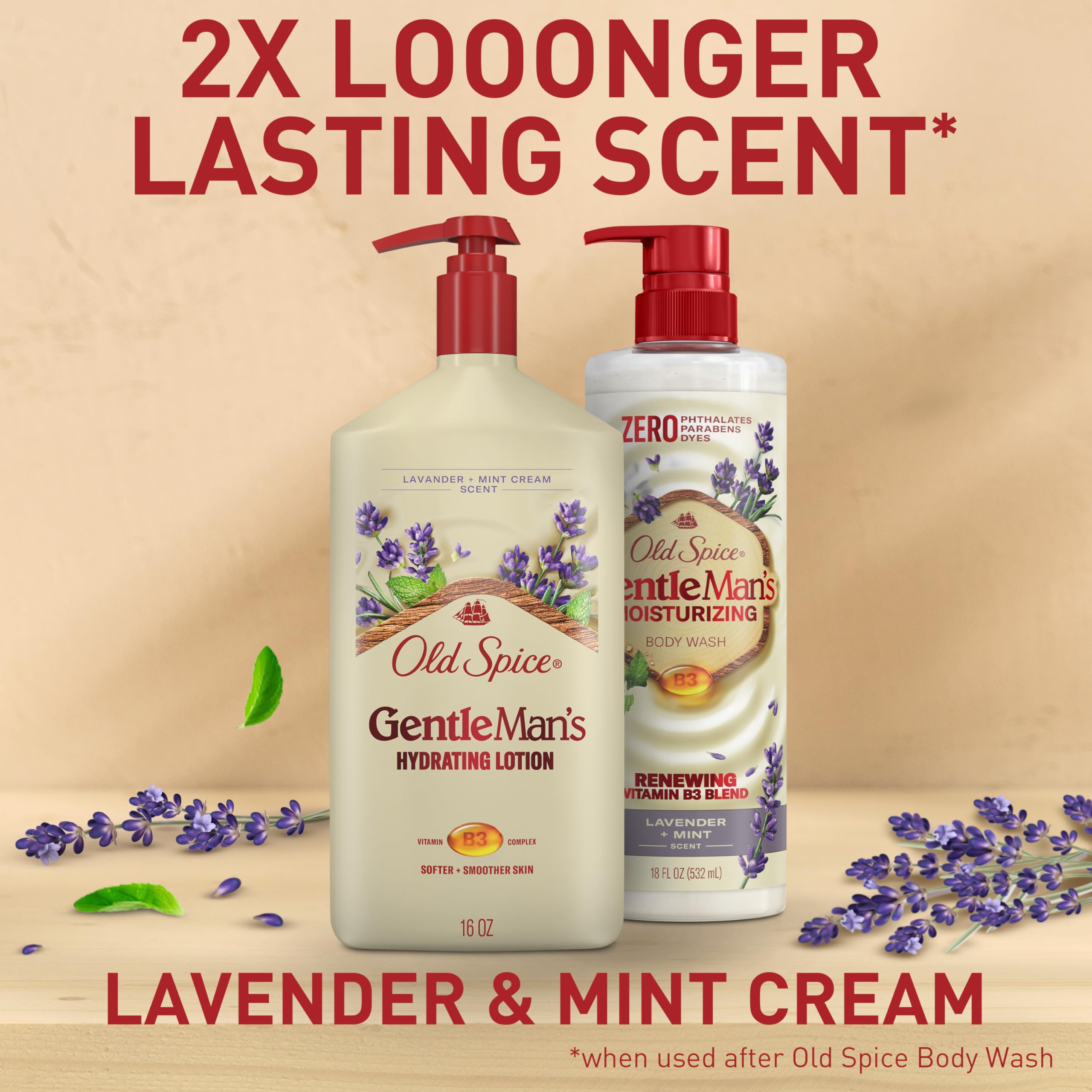 Old Spice sin residuo graso y rápida absorción