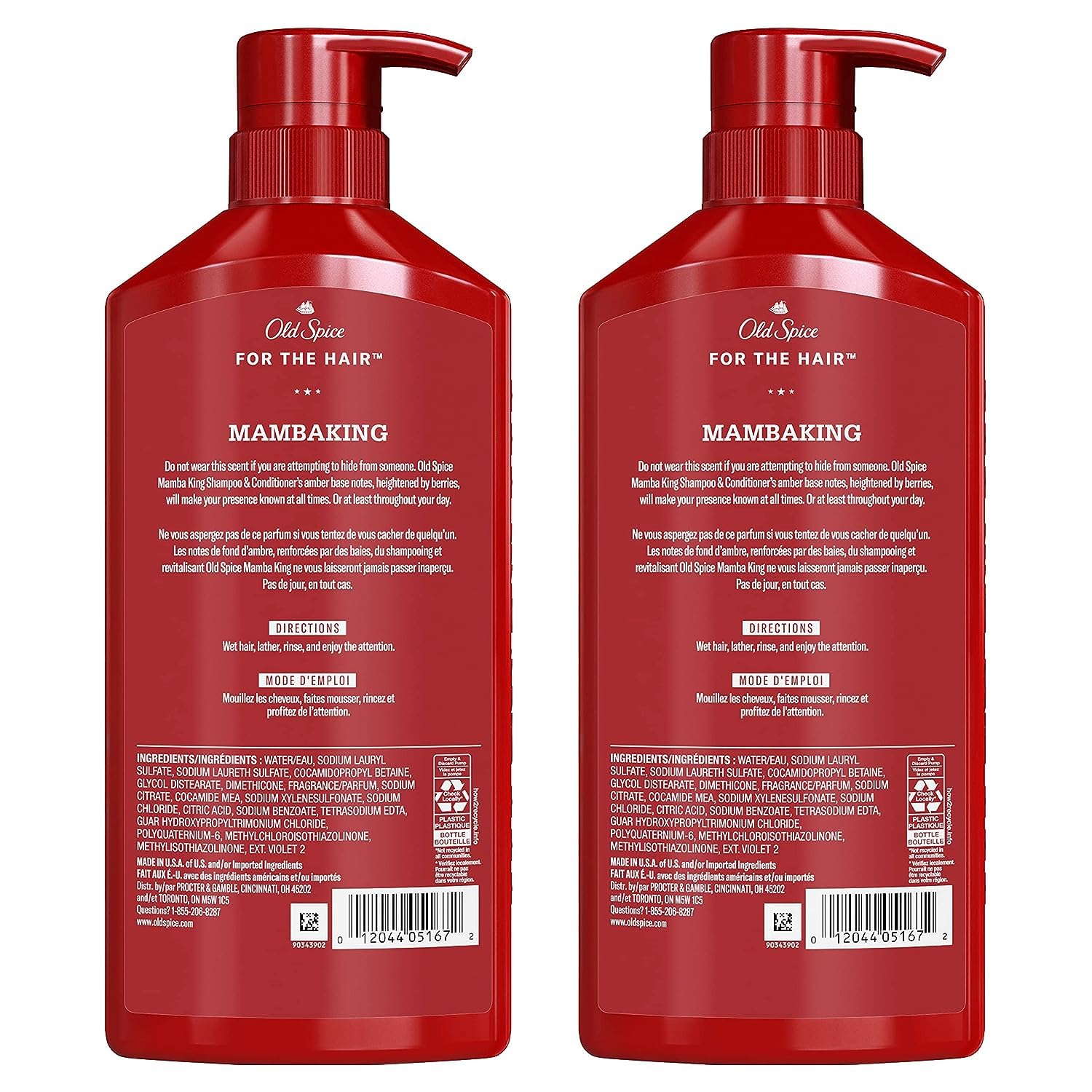 Old Spice MambaKing: aplicación cremosa que deja cabello suave y manejable.