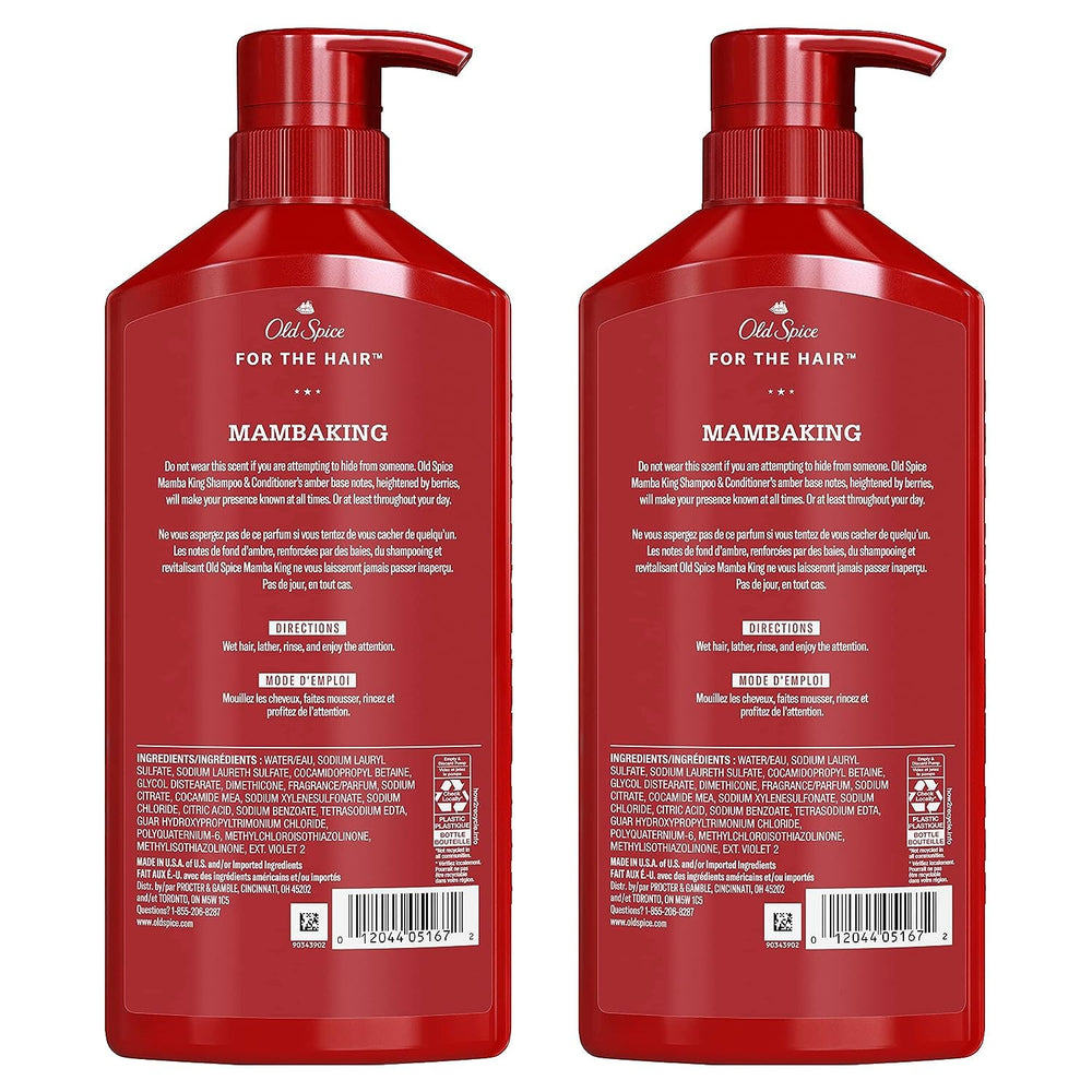 Old Spice MambaKing: aplicación cremosa que deja cabello suave y manejable.
