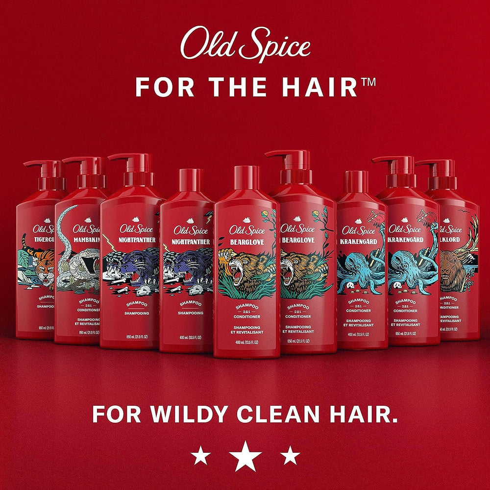 Old Spice MambaKing: textura cremosa para una experiencia de lavado suave.