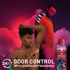 Old Spice Night Panther close-up highlights dark chocolate and vanilla.
