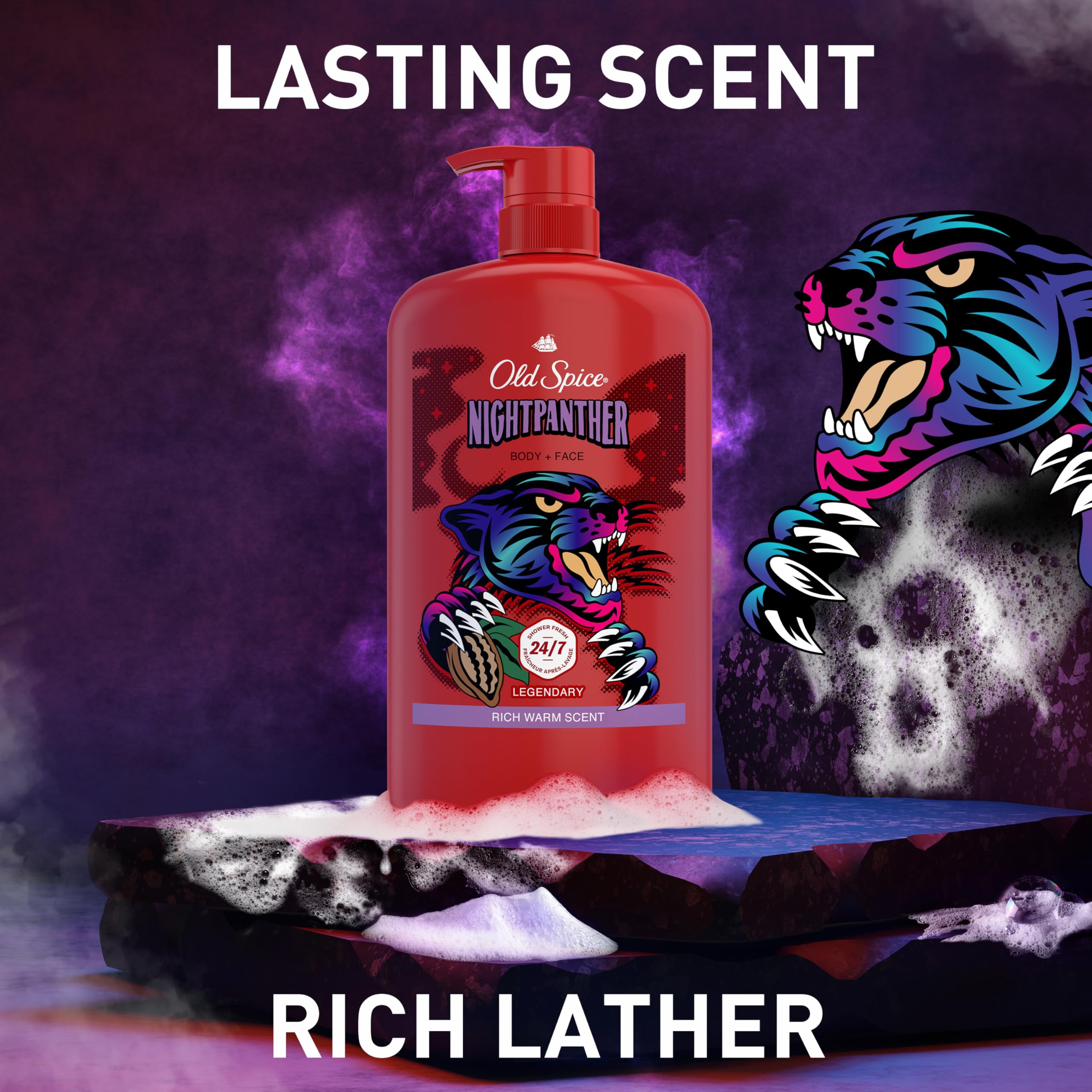 Formato de NightPanther 33.4 oz, tamaño ideal para uso regular