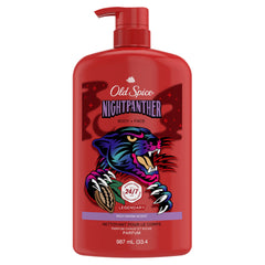 Old Spice NightPanther gel de ducha en botella para limpieza diaria y 2 en 1
