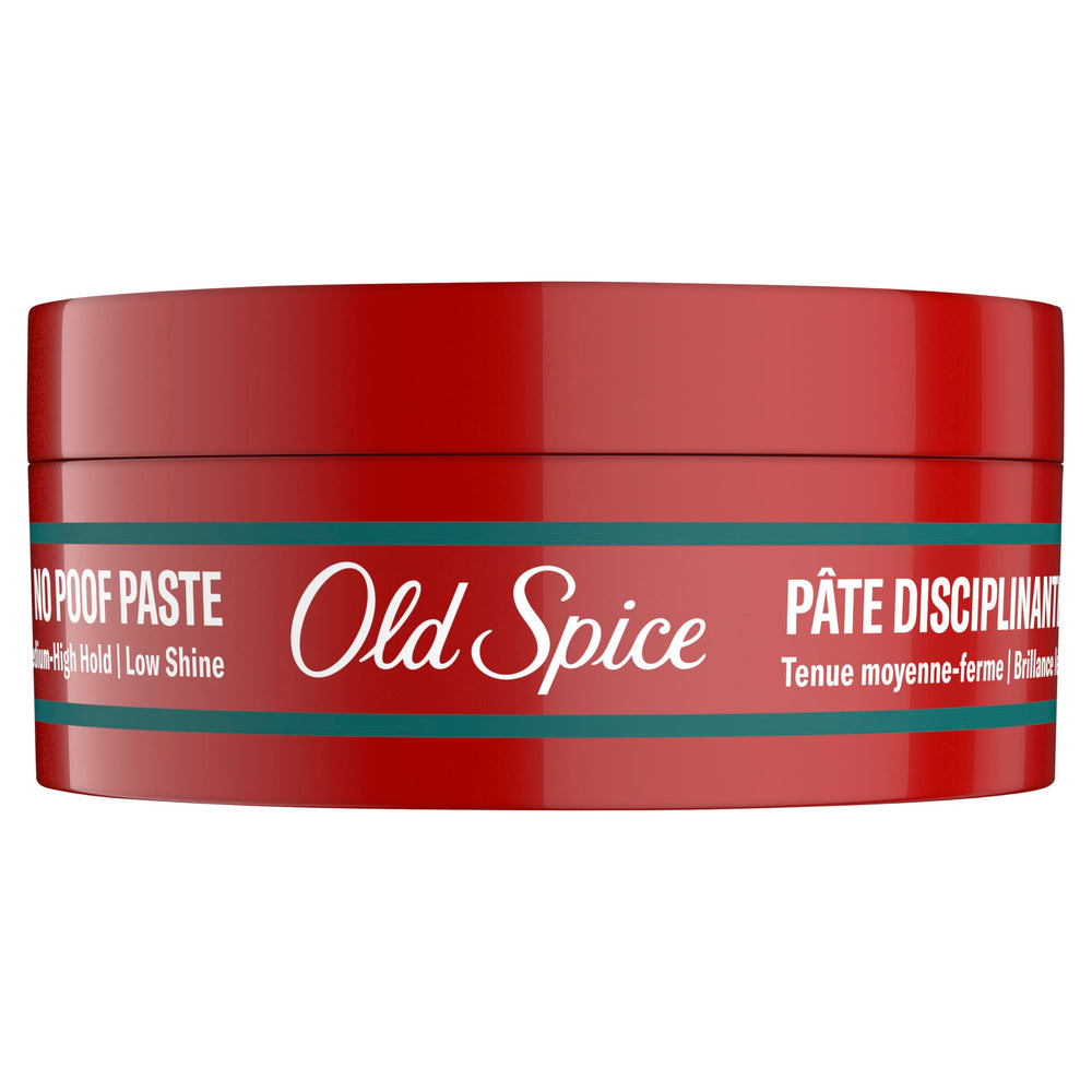 Estilo masculino con Old Spice No-Poof Paste para cualquier ocasión.