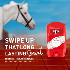 Old Spice Original deodorant stick product shot reveals slim 50ml form.
