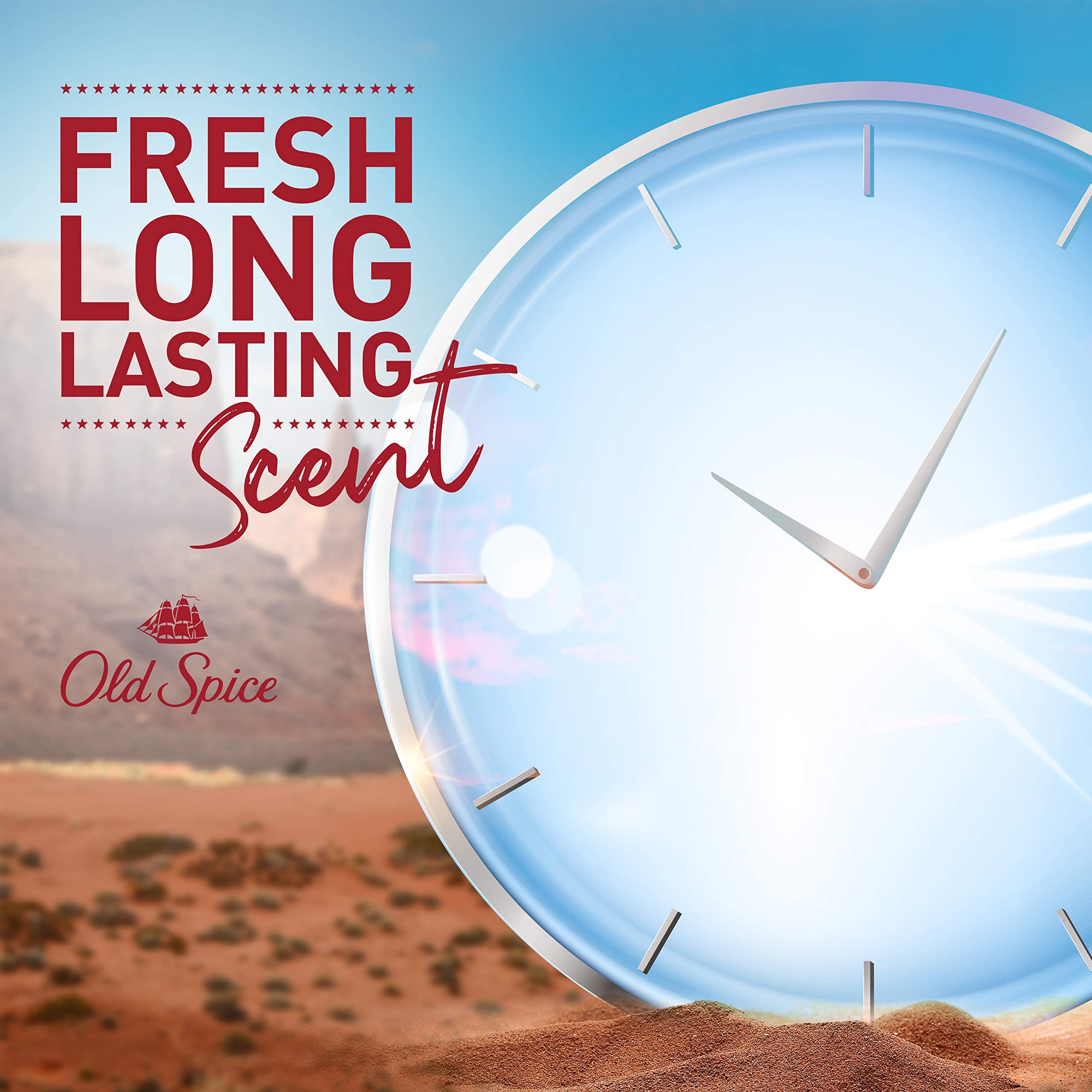 Old Spice Original deodorant stick held in hand, ready for daily protection.