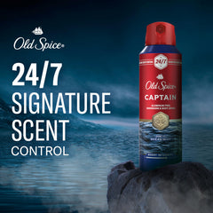 Old Spice three-pack body spray for men, value bundle.